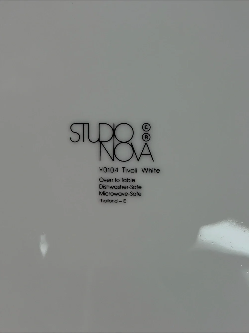 Studio Nova Tivoli White Set of 2 Dinner Plates 11”
